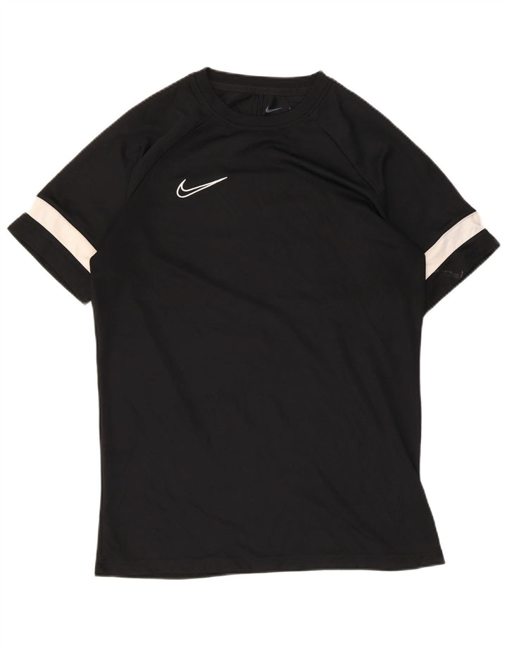 Nike T-shirt pour homme en polyester rayé noir moyen