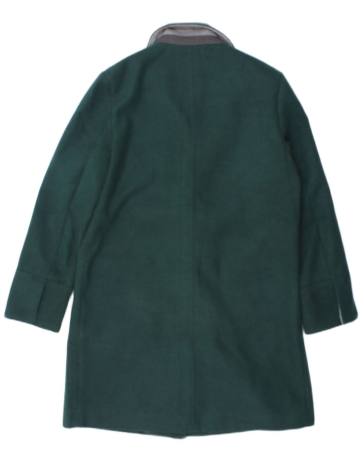 Topshop Manteau Femme UK 8 Petit Vert Polyester
