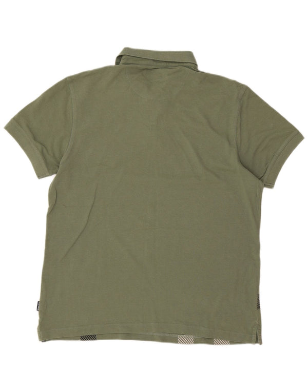 Barbour Polo Homme Grand Carreau Vert