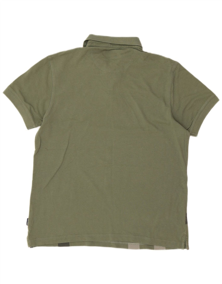 Barbour Polo Homme Grand Carreau Vert
