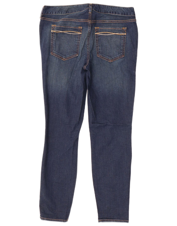 Eddie Bauer Jean skinny légèrement courbé pour femme US 10 Large W32 L27 Bleu