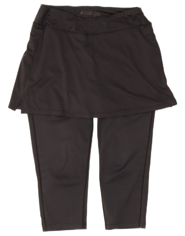 Mountain Warehouse Leggings Capri pour Femme UK 14 Grand Noir Polyester