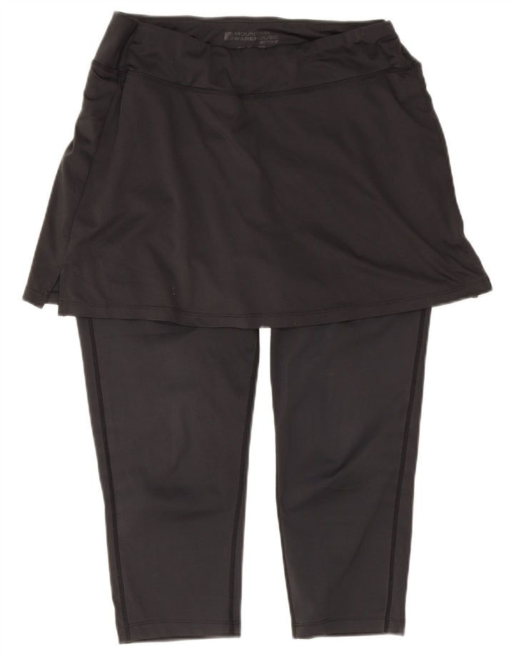 Mountain Warehouse Leggings Capri pour Femme UK 14 Grand Noir Polyester