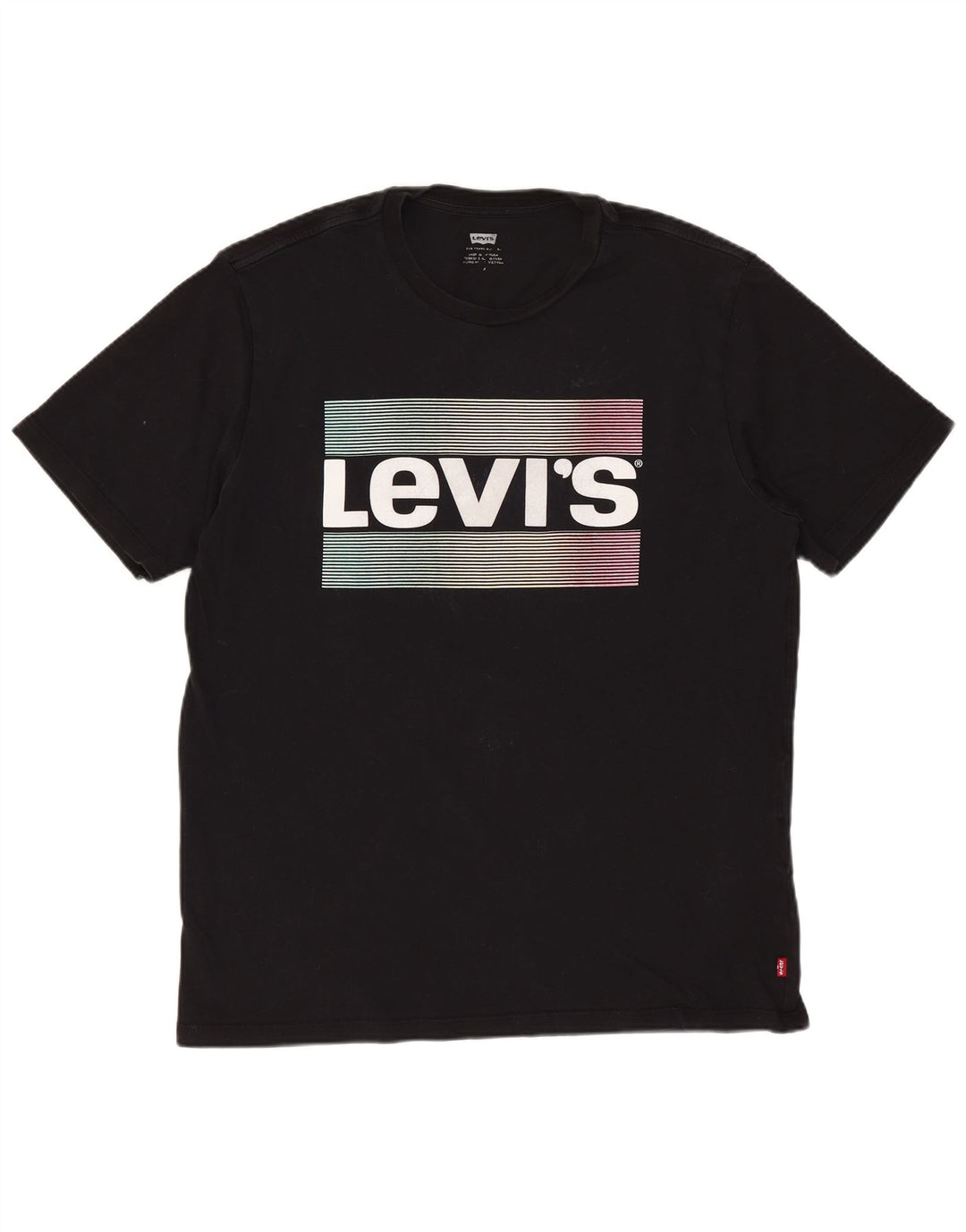 Levi's Tee-Shirt Graphic Homme Noir Moyen Coton