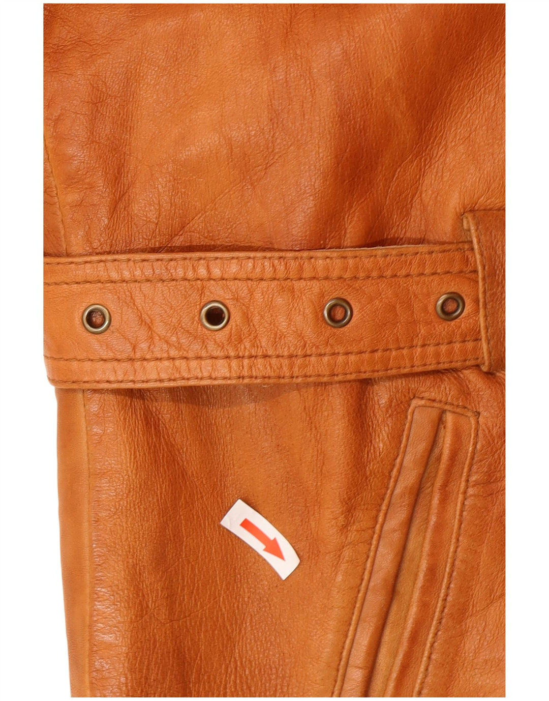 Yessica Veste en cuir pour femme UK 20 2XL Cuir marron