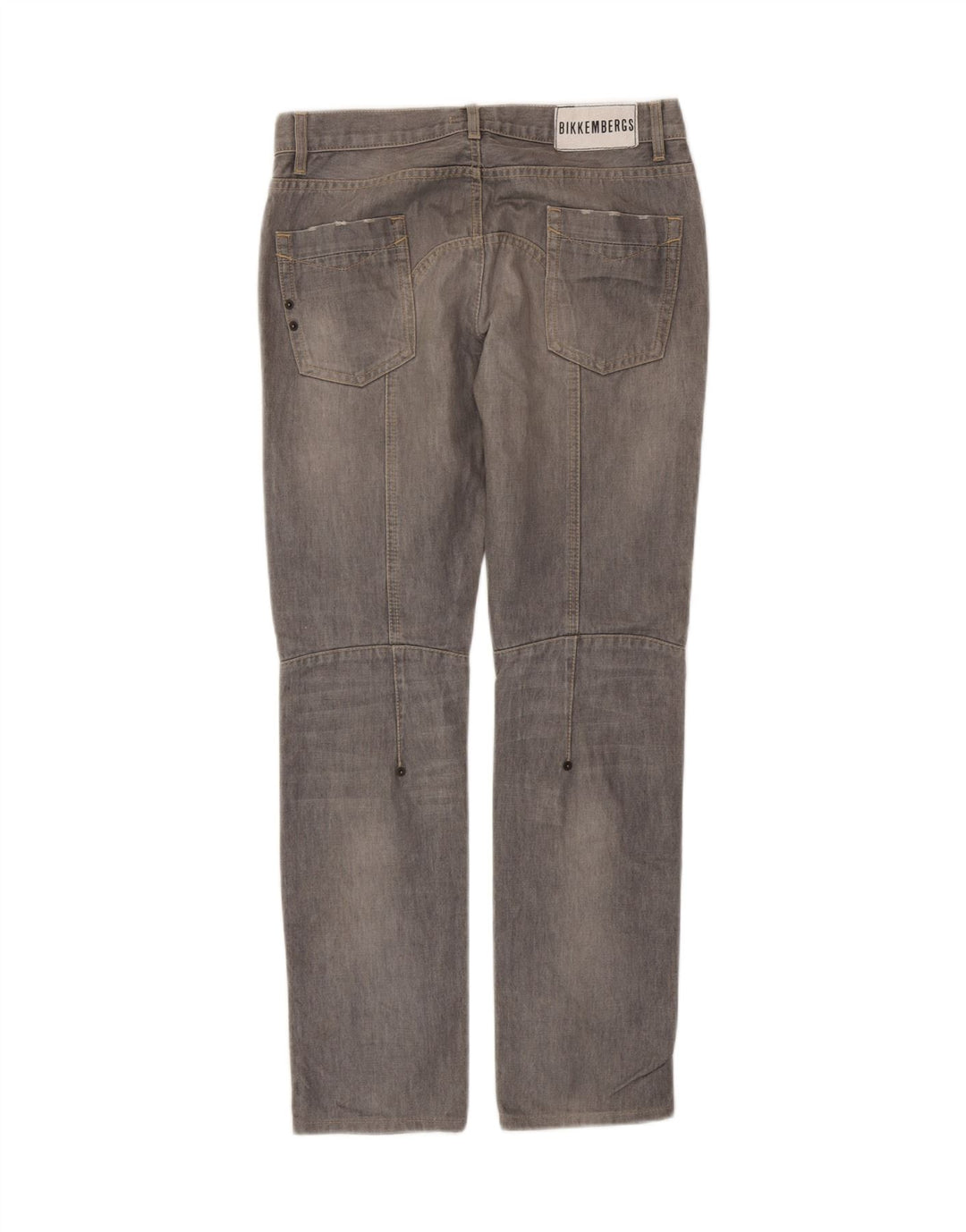 BIKKEMBERGS Womens Straight Jeans W30 L30 Grey Vintage Bikkembergs and Second-Hand Bikkembergs from Messina Hembry 