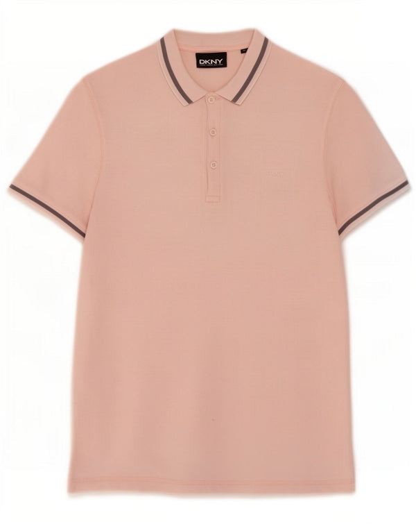 Dkny Polo Homme Rose Moyen Coton