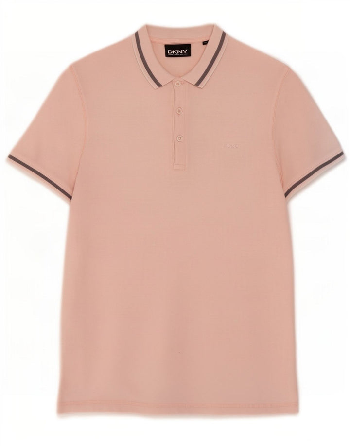 Dkny Polo Homme Rose Moyen Coton