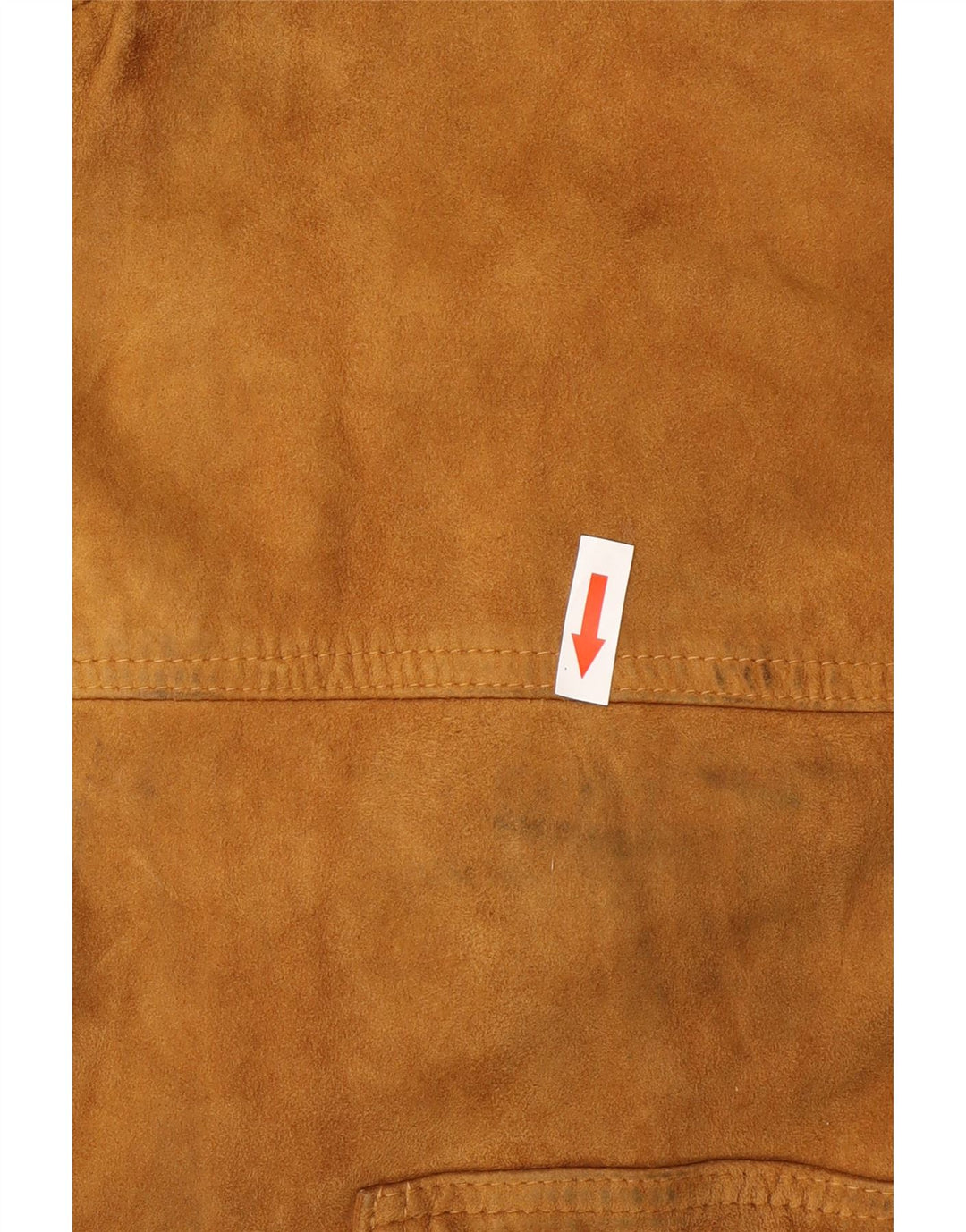 vintage Mens Suede Bomber Jacket UK 42 XL Cuir Beige