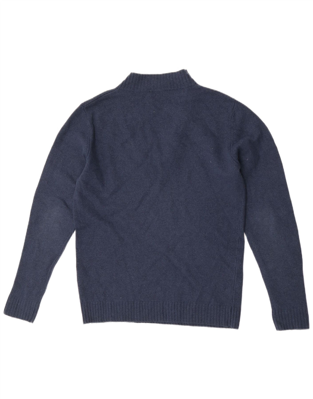 Cos Pull col boutonné pour homme en laine bleu marine moyen