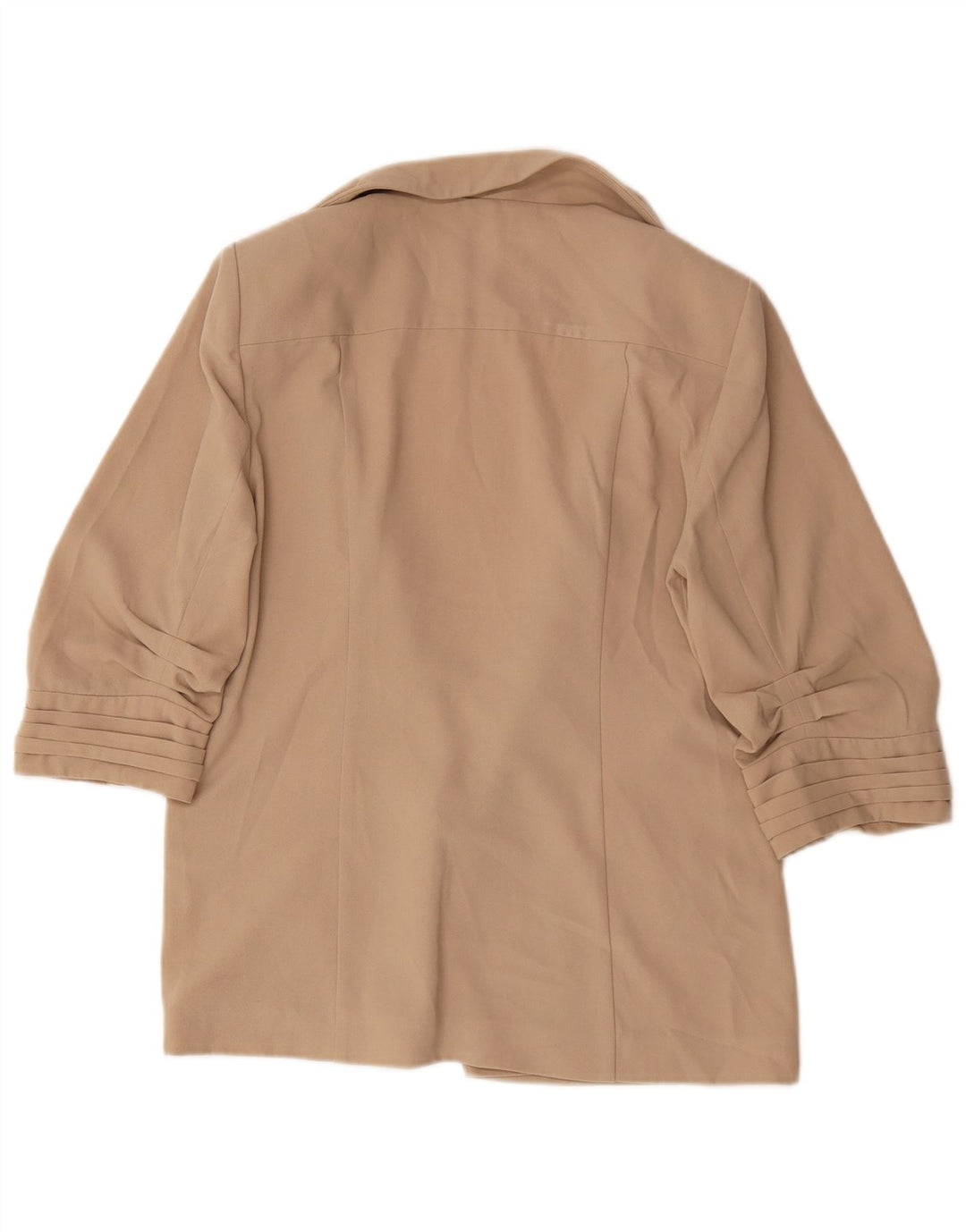 Marks & Spencer Veste blazer à manches 3/4 pour femme UK 12 Beige moyen
