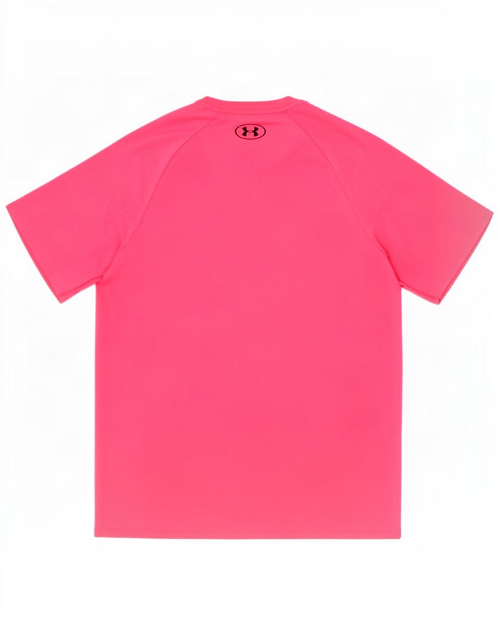 Under Armour T-Shirt Homme Rose Moyen Polyester