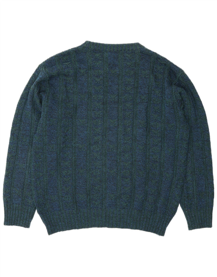 Rasica Pull ras du cou pour homme IT 54 XL Bleu