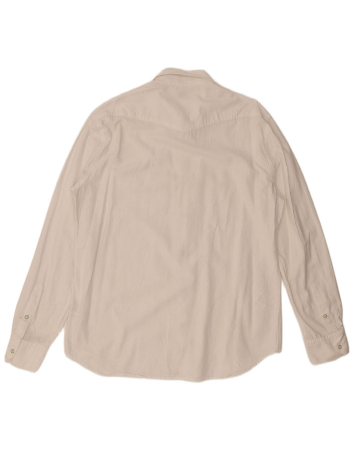 ALLEY DOCKS Chemise Homme 2XL Blanc Coton