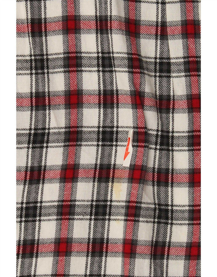 Chaps Chemise Flanelle Homme Medium Multicolore Carreaux Coton