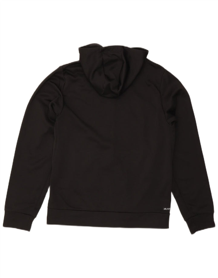 NEW BALANCE Pull à capuche zippé pour homme en polyester noir moyen