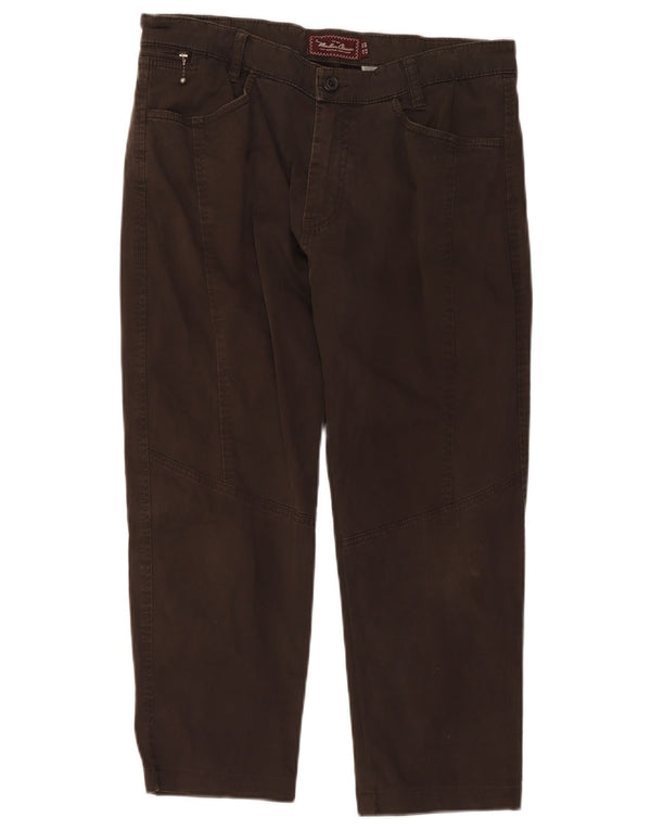 Marlboro Classics Pantalon court droit pour homme EU 50 Large W34 L24 Marron