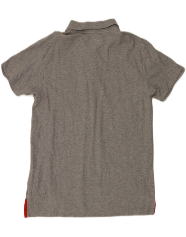 Nike Polo Homme UK 47/48 2XL Gris Rayé Coton