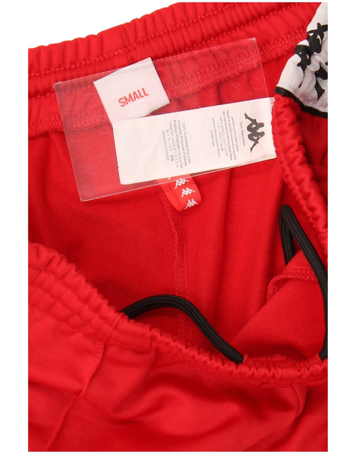Kappa Pantalon de Survêtement Graphique Homme Petit Rouge Polyester Colorblock