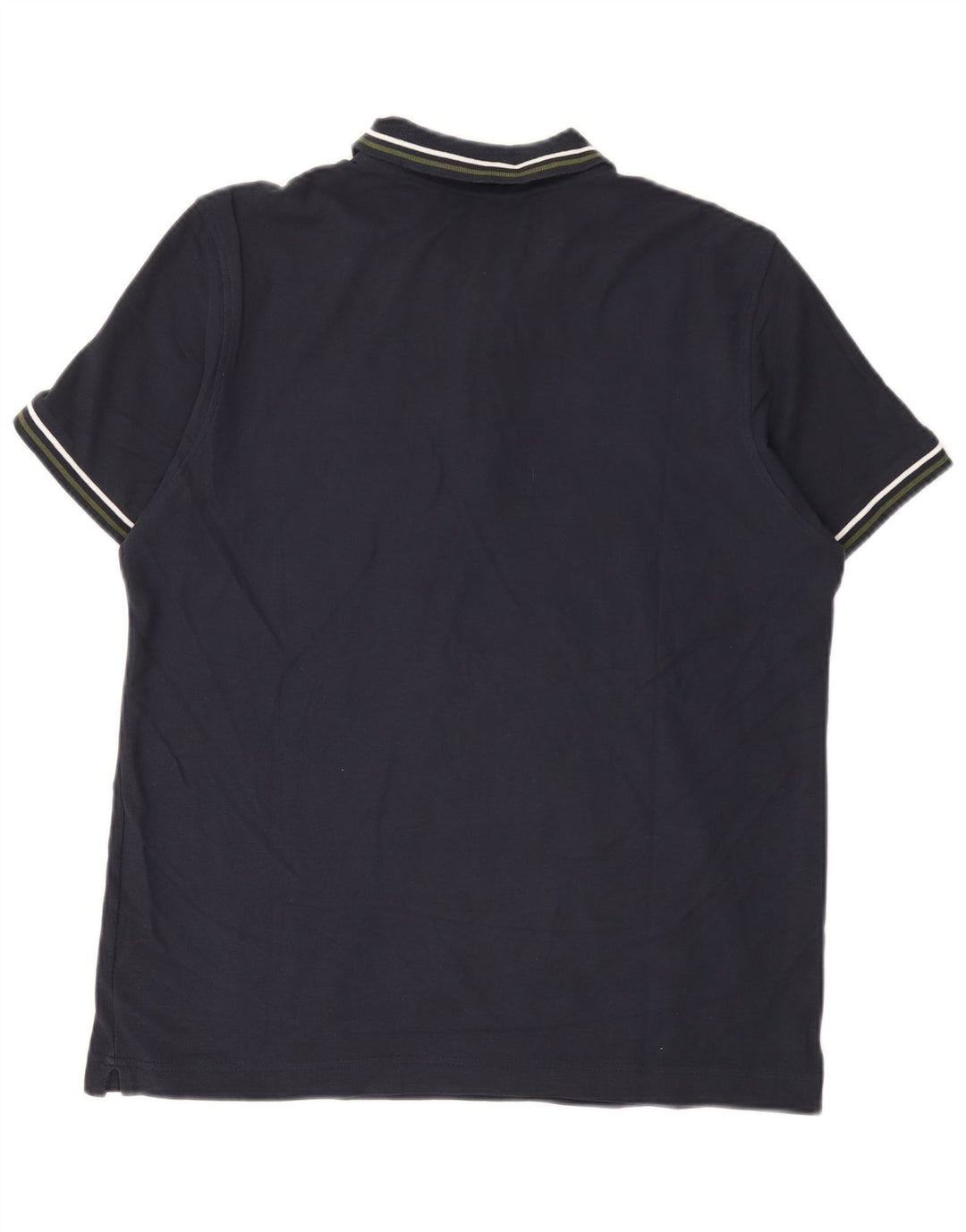 Polo Homme Lotto Coton Rayé Bleu Marine Moyen