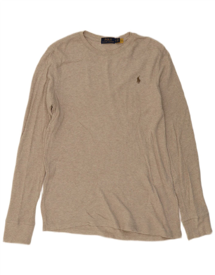 POLO RALPH LAUREN Haut Homme Manches Longues Grand Coton Beige