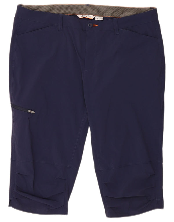 Orvis Short cargo pour femme UK 16 Large W36 Bleu marine Nylon