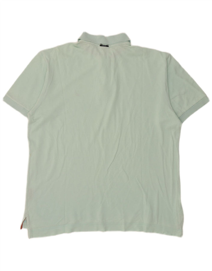 Nautica Polo Homme Vert Moyen Coton