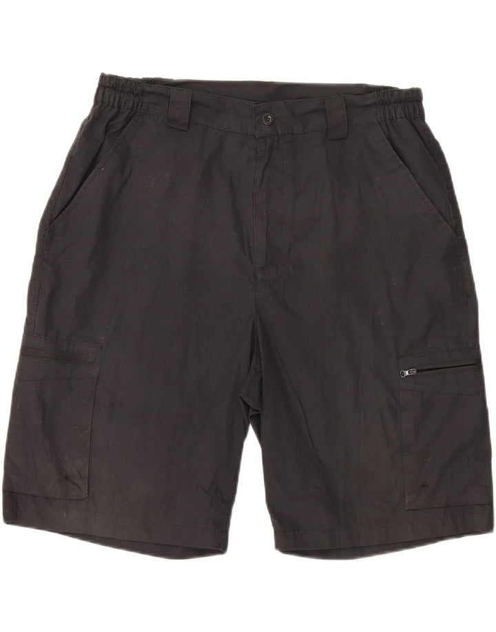 Mountain Warehouse Short cargo pour homme W36 Large Noir Polyester