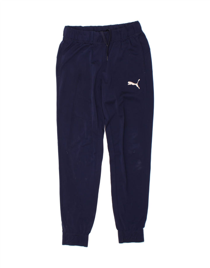 PUMA Mens Tracksuit Trousers Joggers Medium  Navy Blue Polyester Vintage Puma and Second-Hand Puma from Messina Hembry 