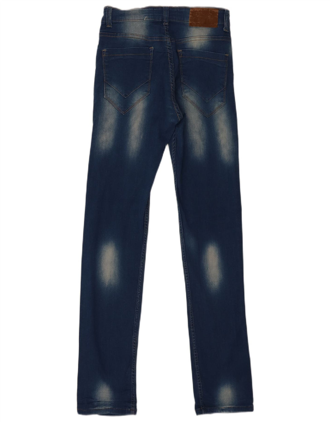 ZARA Mens Slim Jeans W30 L31 Navy Blue Colourblock