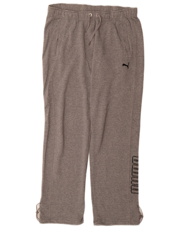 Puma Pantalon de Survêtement Graphic Homme Gris Taille L