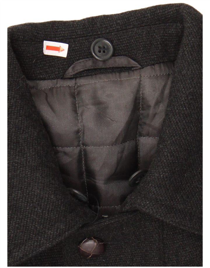 Overland Manteau Homme UK 38 Laine Gris Moyen