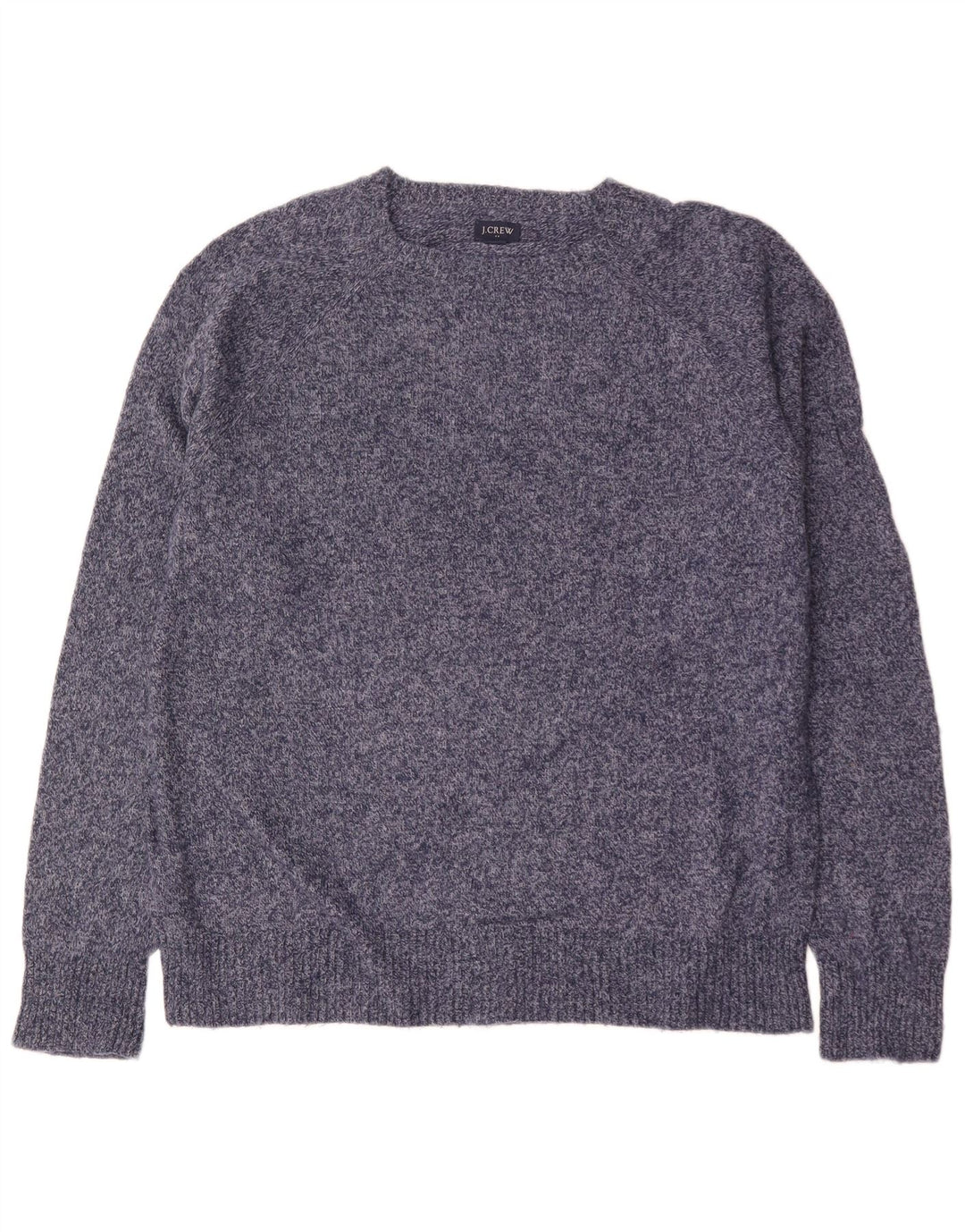 J. CREW Pull Col Rond Homme Bleu Moyen Polyamide