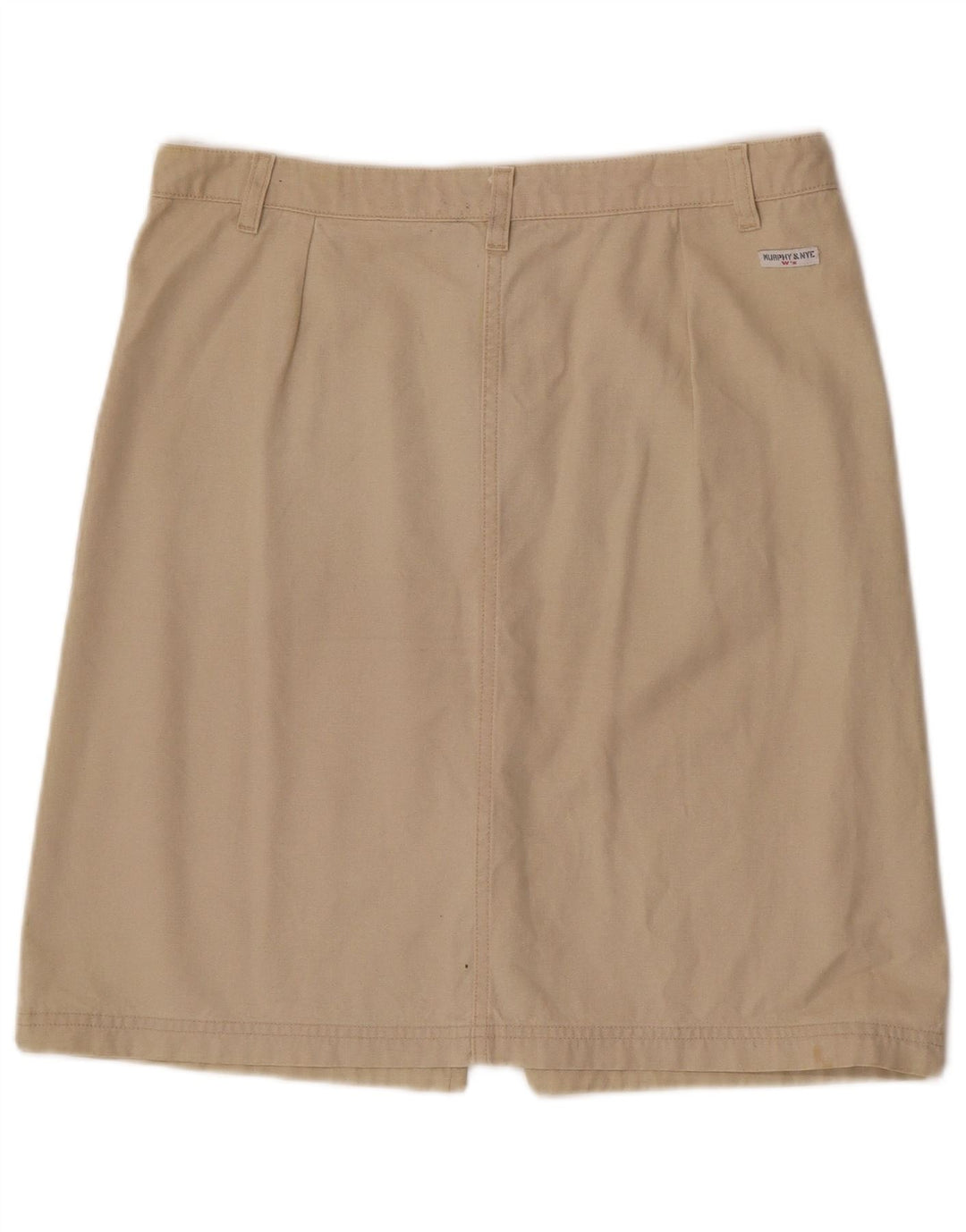 Murphy & Nye Jupe droite W30 en coton beige moyen pour femme
