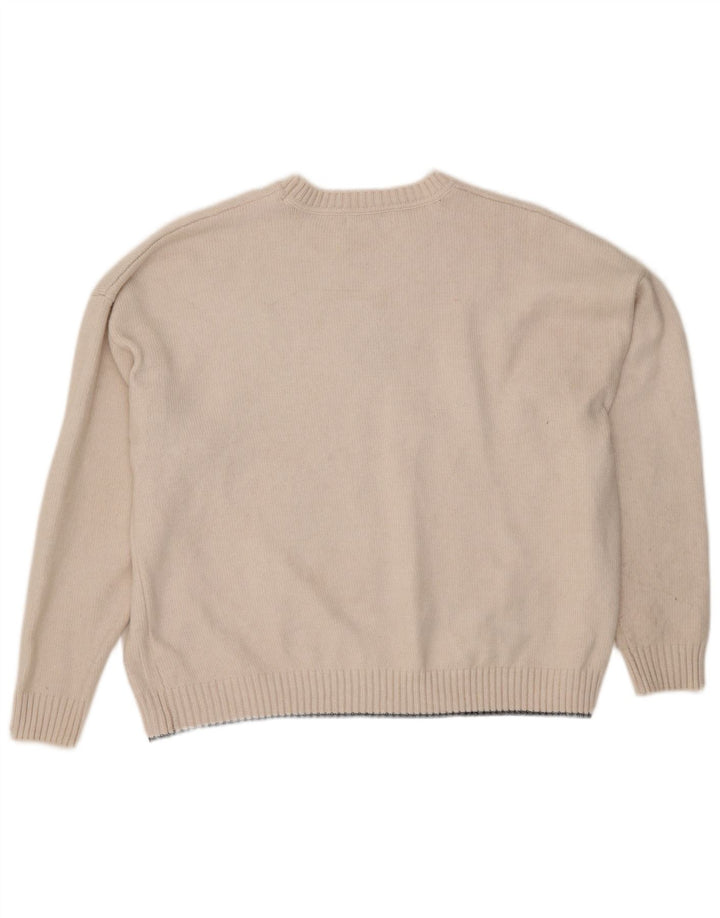 Marks & Spencer Pull à col rond pour femme Motif abstrait UK 18 XL B