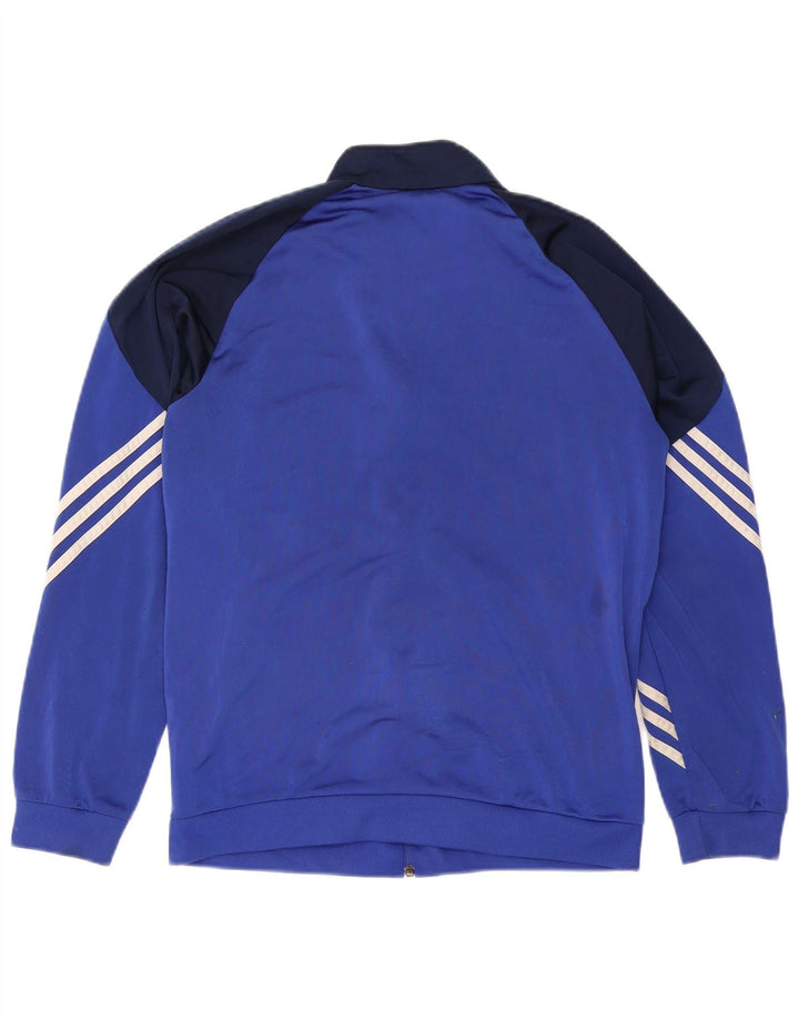 Adidas Veste de survêtement pour homme en polyester color block bleu moyen
