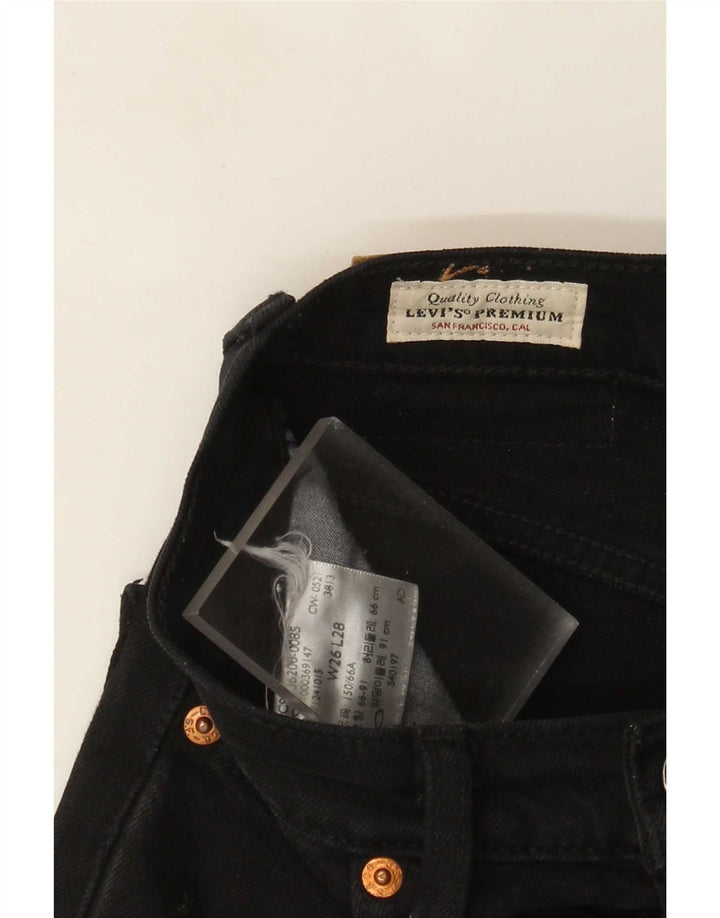 Levi's Jean Droit 501 Femme W26 L28 Noir