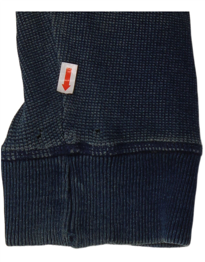 FAT FACE Sweat à Capuche Zippé Homme Bleu Marine Moyen Coton