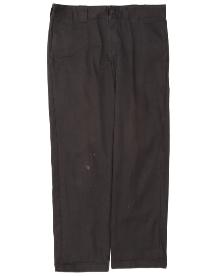 Dickies Pantalon Chino Slim Droit Homme W32 L32 Noir Polyester