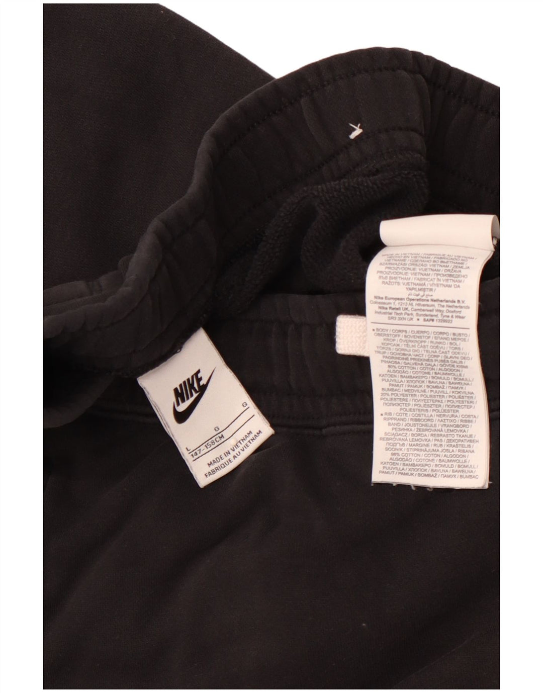 NIKE Pantalon de survêtement graphique pour garçon 12-13 ans Large Noir