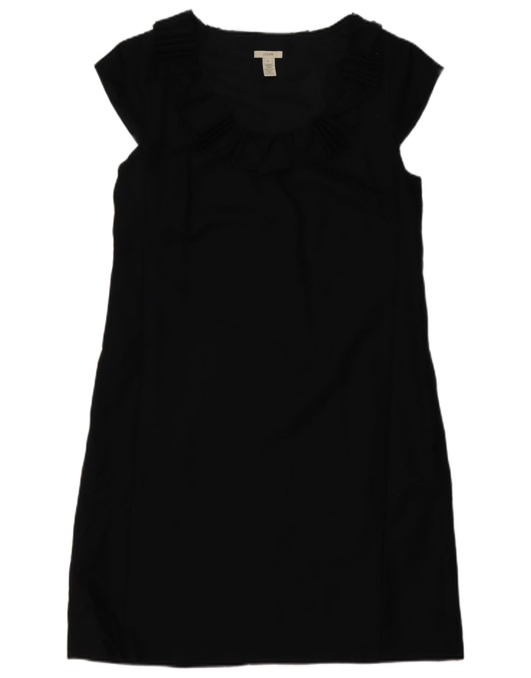 J. CREW Robe trapèze pour femme US 12 Grande laine noire