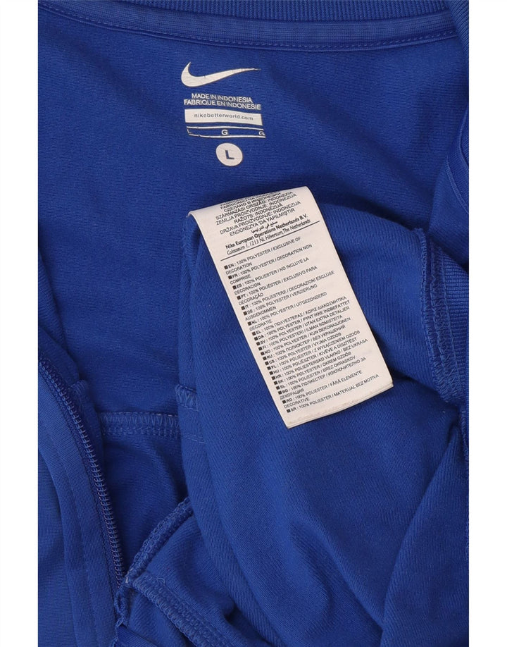 NIKE Veste de survêtement pour homme Large Bleu Polyester