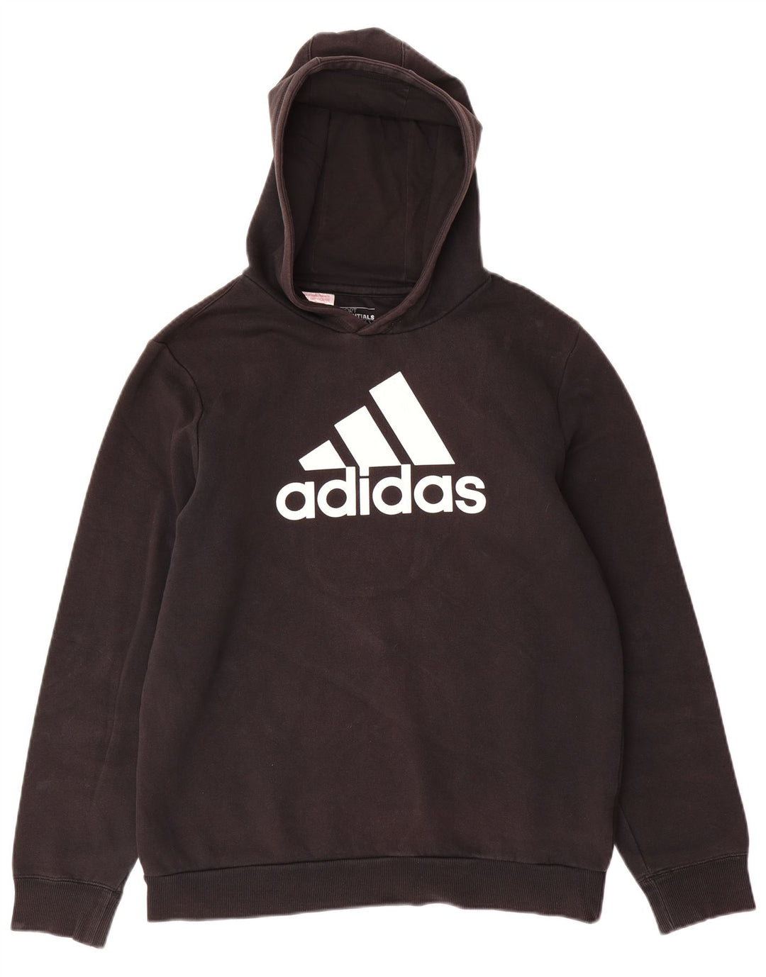 ADIDAS Pull à capuche graphique pour garçon 15-16 ans XL Noir Coton