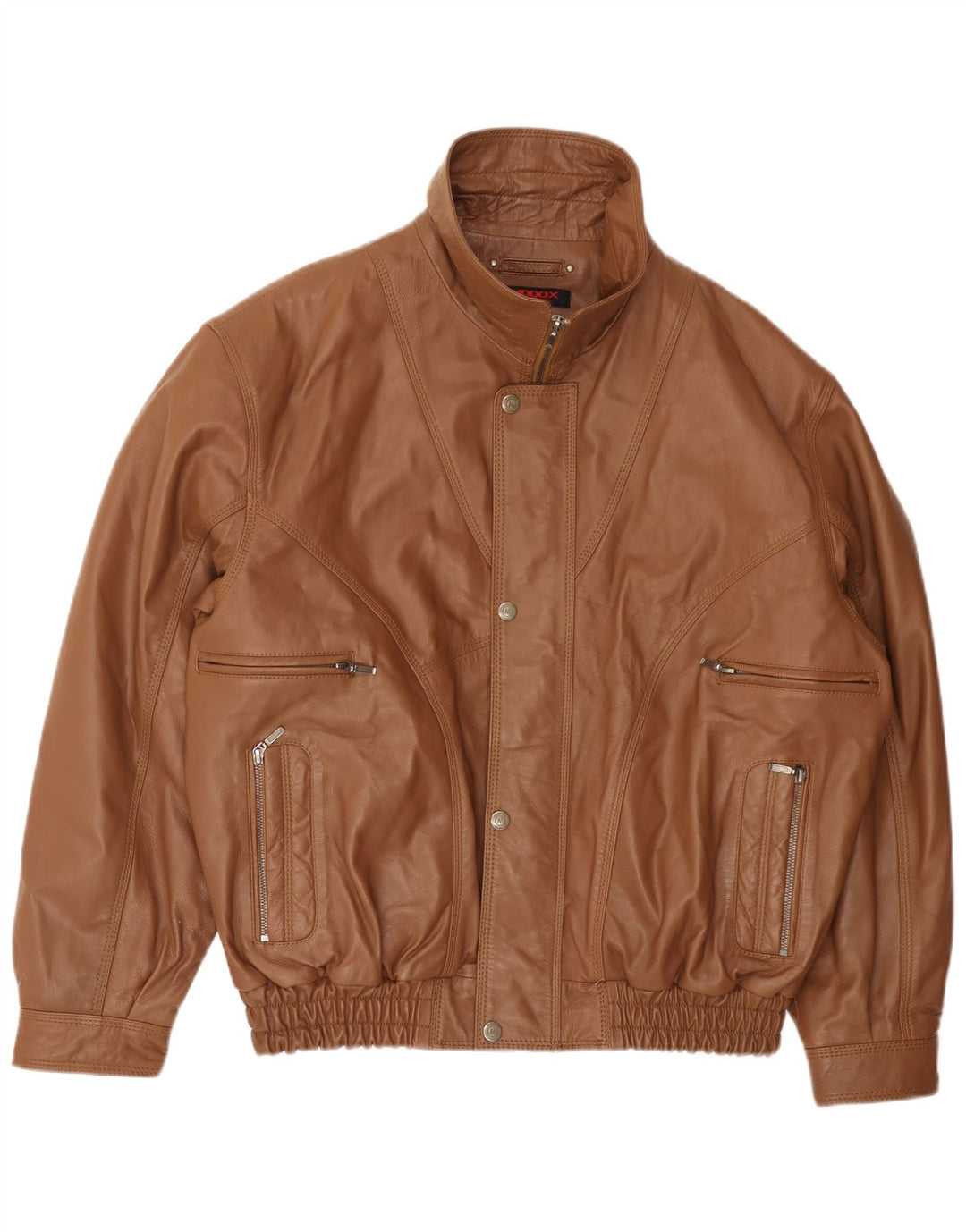 MADDOX Veste en cuir pour homme UK 42 XL Cuir marron