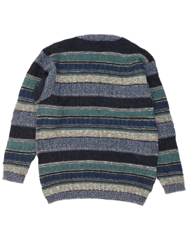 Marks & Spencer Pull à col rond St. Michael pour homme Bleu Taille S