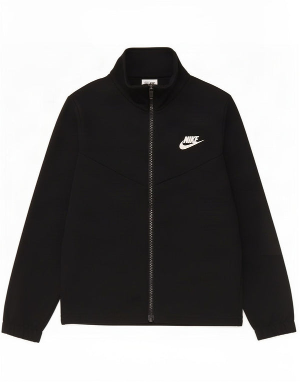 Nike Veste de survêtement graphique pour garçon 8-9 ans Petit Noir Polyester