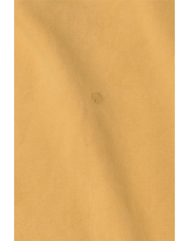 Eddie Bauer Sweat-shirt à col zippé pour homme en coton jaune grand