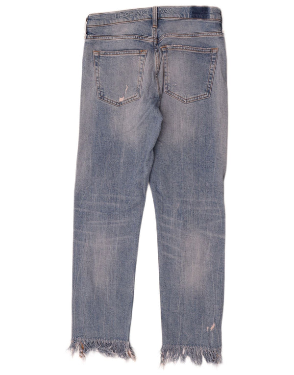Zara Jean slim effet vieilli pour femme EU 34 2XS W24 L26 Bleu