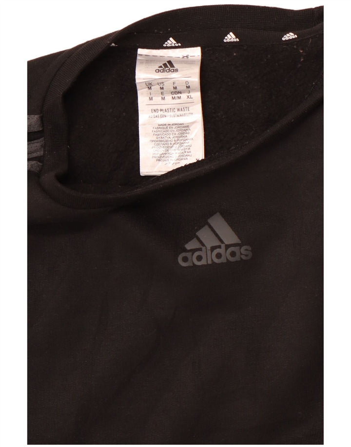 ADIDAS Sweat-shirt pour homme en polyester noir moyen