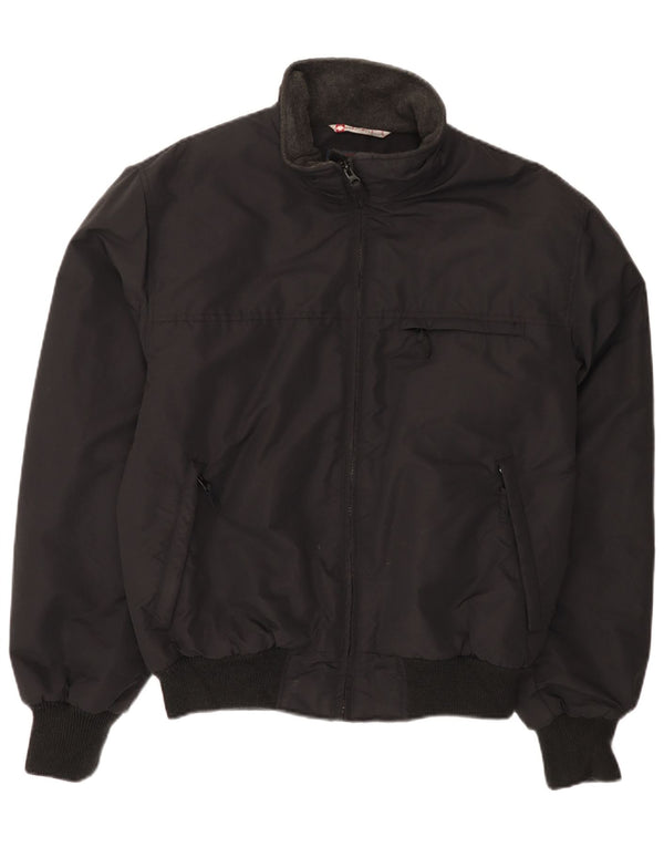 Canadiens Veste Bomber Homme UK 42 XL Nylon Noir